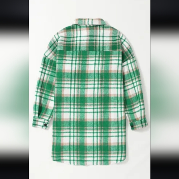 New Green Plaid shacket - Picture 11 of 17